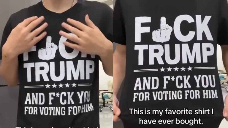 My favorite shirt i have ever bought: Fuck Trump!